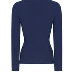 İndigo V Yaka Kadın Kazak  Mısırlı 1951