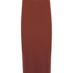 Kahverengi Yırtmaç Detaylı Midi Etek  Mısırlı 1951