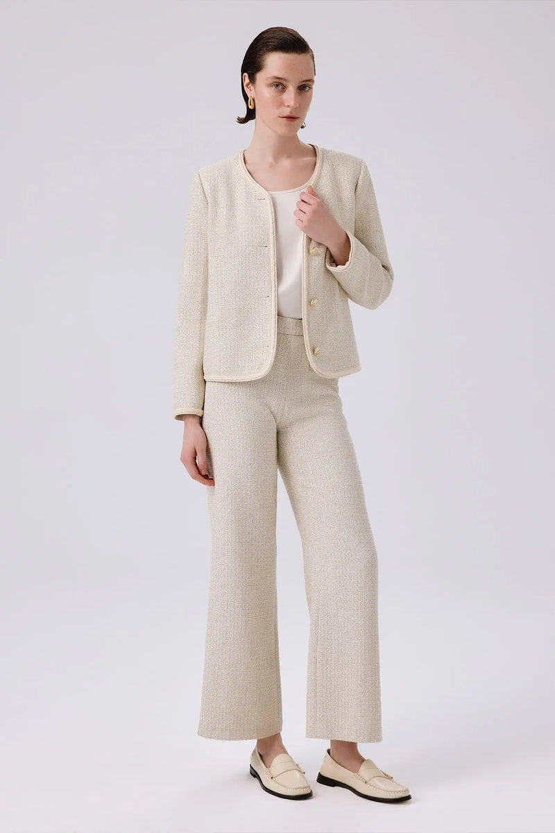 Kemik Gold Düğme Detaylı Tüvit Pantolon  Mısırlı 1951