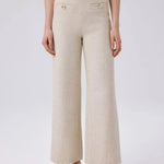 Kemik Gold Düğme Detaylı Tüvit Pantolon  Mısırlı 1951