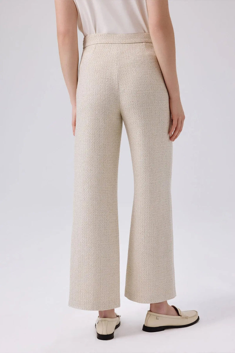 Kemik Gold Düğme Detaylı Tüvit Pantolon