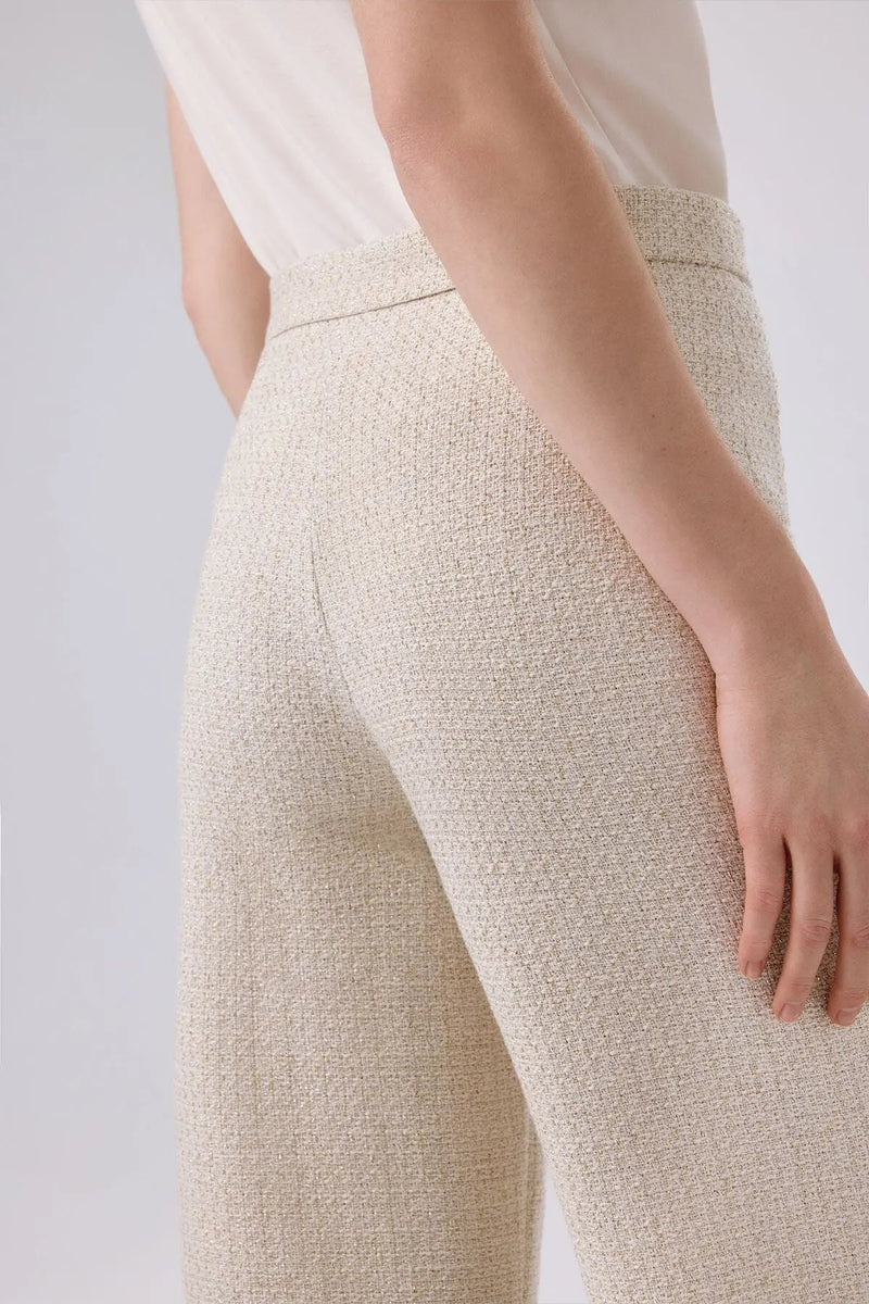 Kemik Gold Düğme Detaylı Tüvit Pantolon