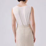 Kemik Yırtmaç Detaylı Kalem Etek  Mısırlı 1951