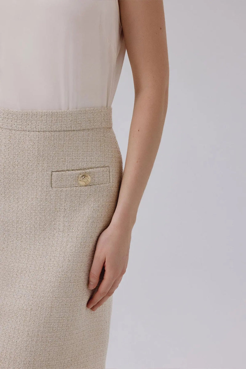 Kemik Yırtmaç Detaylı Kalem Etek