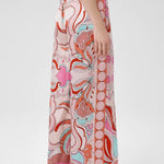 Multicolor Desenli Bol Paça Kadın Pantolon  Mısırlı 1951