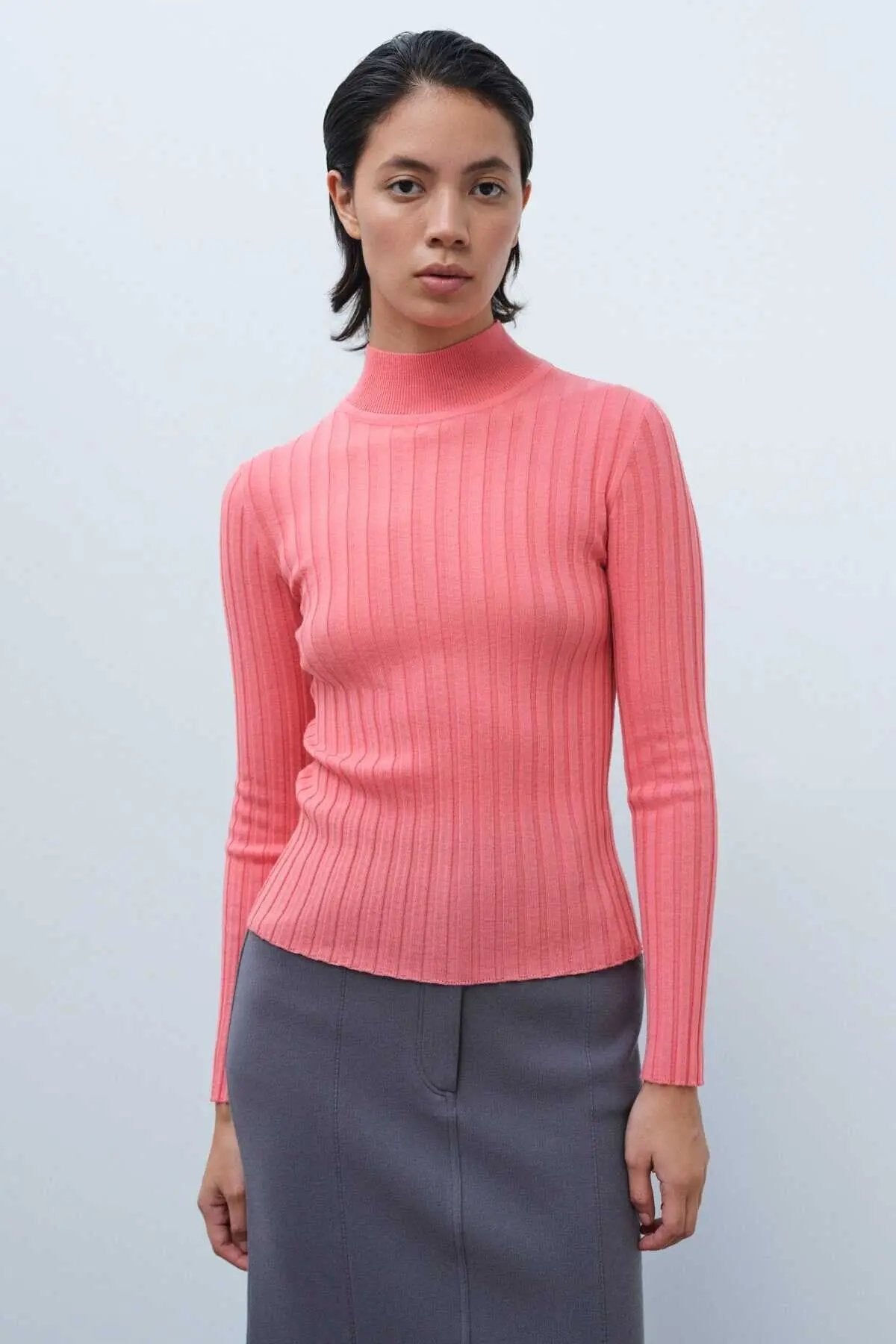 Pembe Yarım Boğazlı Kadın Kazak  Mısırlı 1951