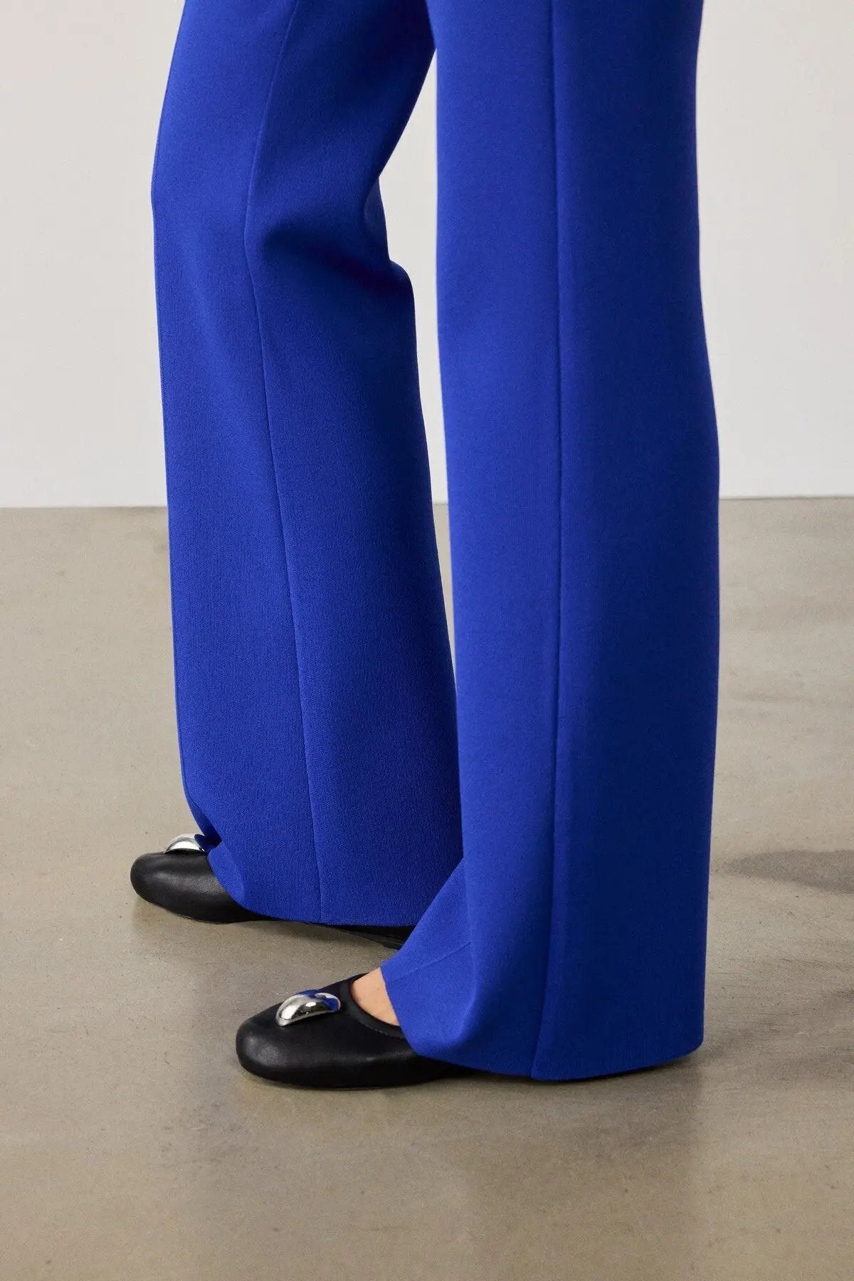 Royal Blue İspanyol Paça Kadın Pantolon  Mısırlı 1951