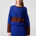 Saks Kahverengi Merserize Midi Etek  Mısırlı 1951