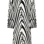 Siyah Beyaz Desenli Kadın Hırka  Mısırlı 1951