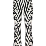 Siyah Beyaz Desenli Kadın Pantolon  Mısırlı 1951