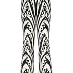 Siyah Beyaz Desenli Kadın Pantolon  Mısırlı 1951