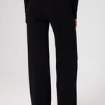 Siyah Cep Detaylı Fermuarlı Kadın Pantolon  Mısırlı 1951