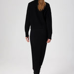 Siyah Düğme Detaylı Kadın Hırka  Mısırlı 1951