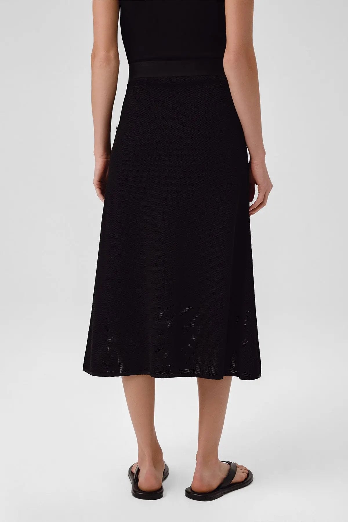 Siyah Fileli Midi Boy Etek  Mısırlı 1951