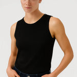 Siyah Fitilli Kolsuz Kadın Atlet  Mısırlı 1951