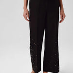 Siyah Taş İşlemeli Kadın Pantolon  Mısırlı 1951