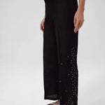 Siyah Taş İşlemeli Kadın Pantolon  Mısırlı 1951