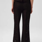 Siyah Taş İşlemeli Kadın Pantolon  Mısırlı 1951
