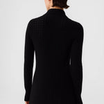 Siyah Transparan Detaylı Fitilli Kadın Hırka  Mısırlı 1951