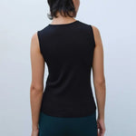 Siyah Kolsuz Triko Kadın Atlet  Mısırlı 1951