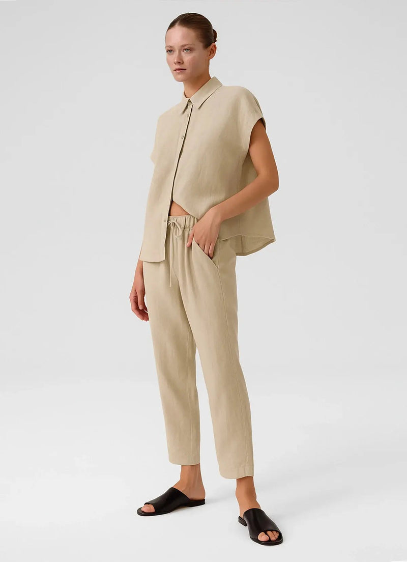 Taş Beli Bağcıklı Cep Detaylı Kadın Pantolon  Mısırlı 1951