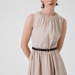 Taş Kemer Detaylı Kolsuz Uzun Elbise  Mısırlı 1951