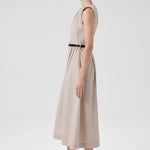 Taş Kemer Detaylı Kolsuz Uzun Elbise  Mısırlı 1951