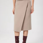 Taş Kruvaze Desenli Midi Boy Etek  Mısırlı 1951