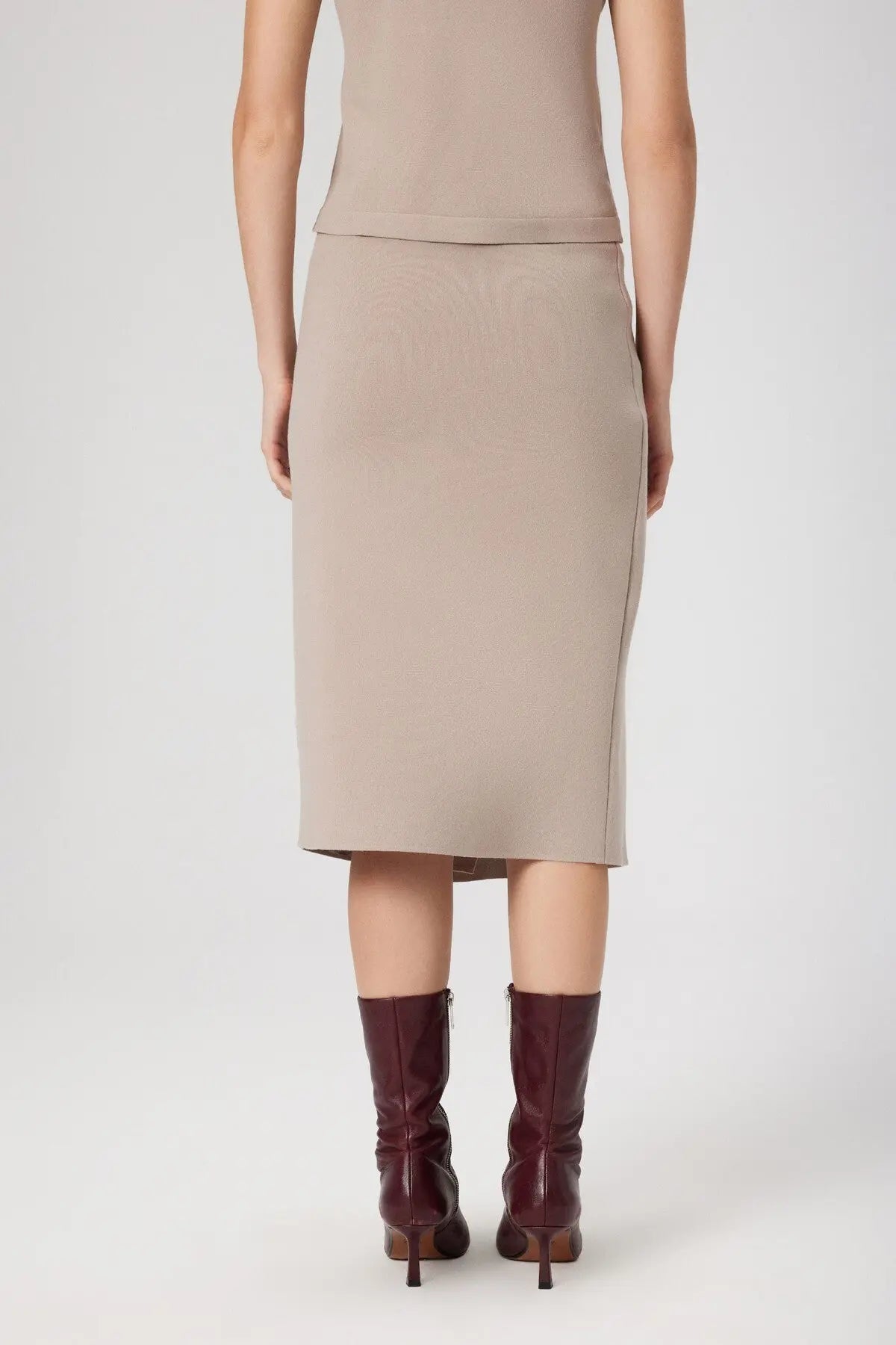 Taş Kruvaze Desenli Midi Boy Etek  Mısırlı 1951