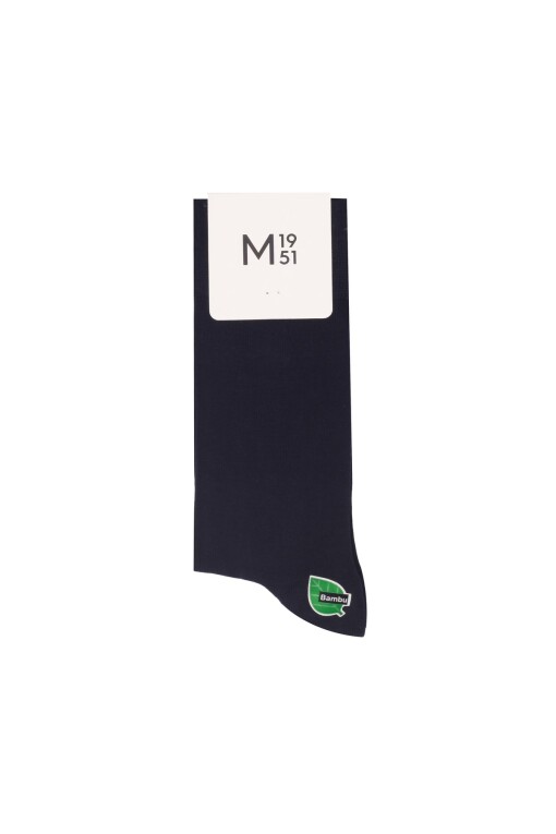 Black Bamboo Plain Egyptian Socks 