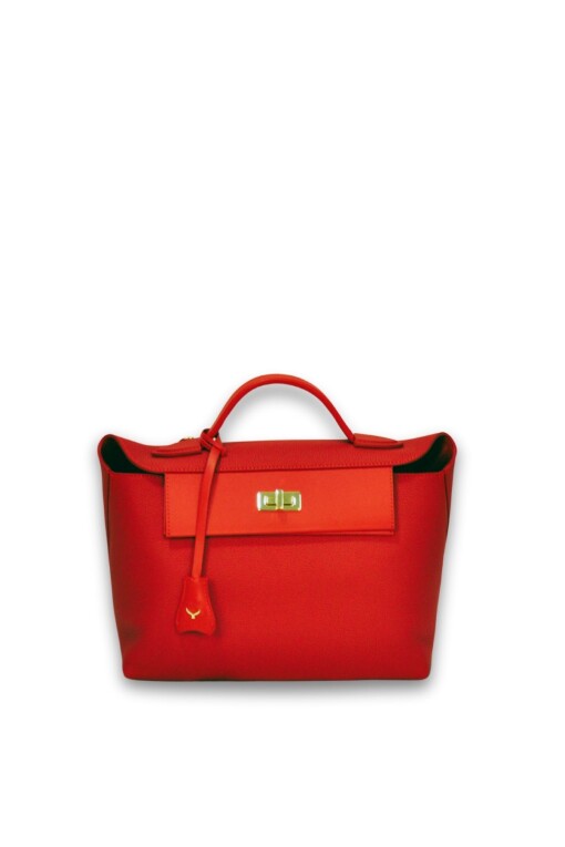 Red Leather Bag 