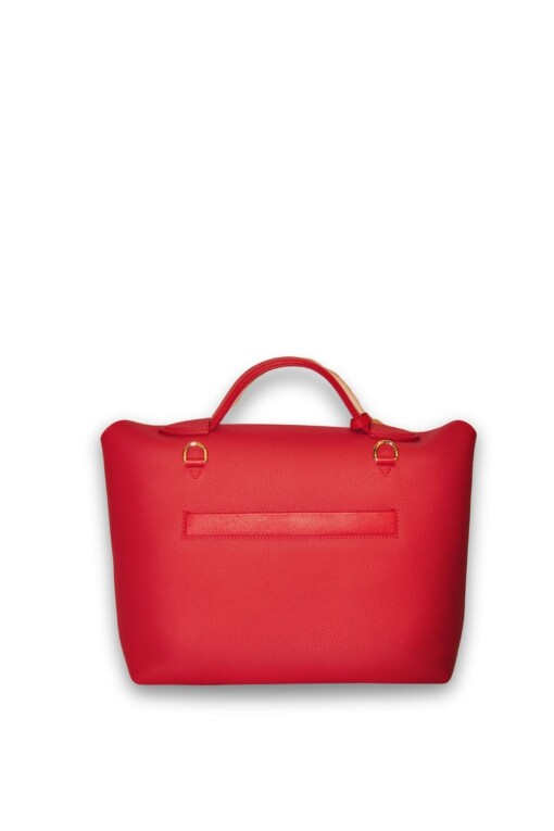 Red Leather Bag - MAPI DERI